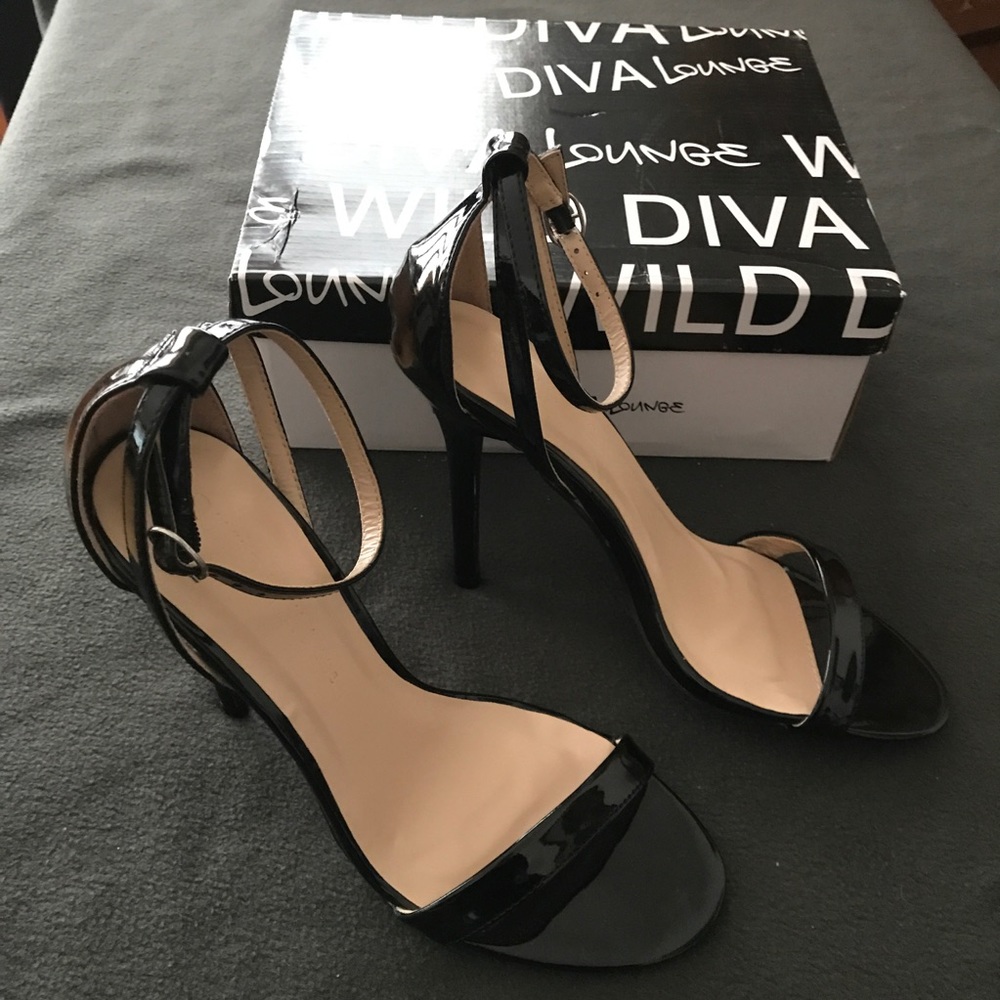 Black strappy stilettos - Picture 3 of 5